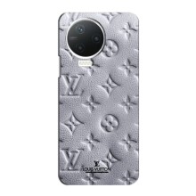 Текстурный Чехол Louis Vuitton для Инфиникс Ноут 12 Pro (4G) (Белый ЛВ)