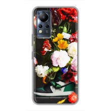 Брендновые Чехлы для Infinix Note 12 - (PREMIUMPrint) (Nike цветы)