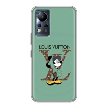 Чехлы Луи Витон для Infinix Note 12 (AlphaPrint - LOUIS VUITTON) – Микки Маус LV