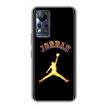 Чехлы для Infinix Note 12 - с картинкой JORDAN (AlphaPrint) (Jordan Gold)