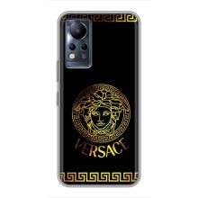 Чехлы VERSACE для Инфиникс Ноут 12 (PREMIUMPrint) (Logo Versace)