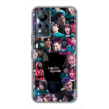 Чехол Гра в кальмара для Infinix Note 12 – Коллаж игры кальмара