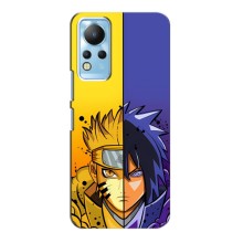Купить Чехлы на телефон с принтом Anime для Инфиникс Нот 12 – Naruto Vs Sasuke
