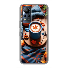 Чохол з унікальним дизайном 'Осінь з кавою' для Infinix Note 12 – Кава і гарбузики
