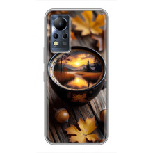 Чохол з унікальним дизайном 'Осінь з кавою' для Infinix Note 12 – Темна кава