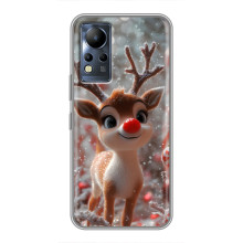 Яскравий чохол для Infinix Note 12 з Зимові Оленята