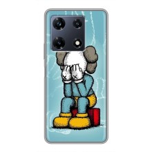 Чехлы для Infinix Note 30 Pro - Bearbrick Louis Vuitton (PREMIUMPrint) (Плач Bearbrick)