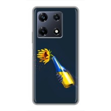 Чехол для Патриота Украины Infinix Note 30 Pro - (AlphaPrint) – Коктейль молотова