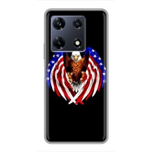 Чохол Прапор USA для Infinix Note 30 Pro (Крила США)