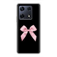 Чохол банти для Infinix Note 30 Pro – Бант на чорному
