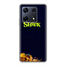 Чехол с мультфильмом Шрек на Infinix Note 30 Pro – Шрек лого