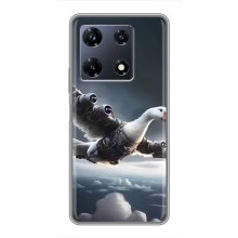 Чехол с мемом Тралалело тралала на Infinix Note 30 Pro (Бомбардини гусини)