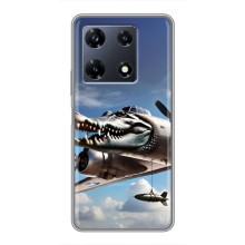 Чехол с мемом Тралалело тралала на Infinix Note 30 Pro (Бомбардиро крокодило)