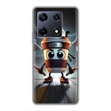 Чехол с мемом Тралалело тралала на Infinix Note 30 Pro (Капучино асасино)