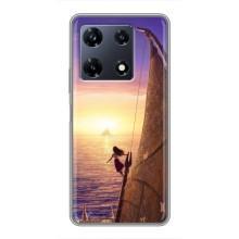 Чехол с мультфильмом Моана Infinix Note 30 Pro (Моана в море)