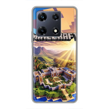 Чохол з картинками Майнкрафт для Інфінікс Ноут 30 Про (Minecraft)