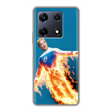Чехол с принтом Фантастическая четверка для Infinix Note 30 Pro – Человек-Факел