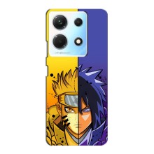 Купить Чехлы на телефон с принтом Anime для Инфиникс Нот 30 про – Naruto Vs Sasuke