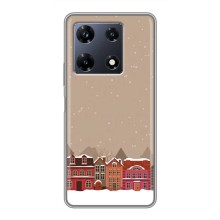 Новорічні, Святкові Чохли для Infinix Note 30 Pro - 2024 год (Зимове місто)