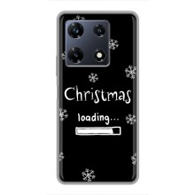 Рождественские, Праздничные Чехлы для Инфиникс Ноут 30 Про – Christmas loading