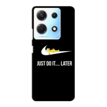 Силиконовый Чехол на Infinix Note 30 Pro с картинкой Nike (Later)