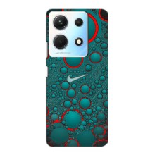 Силиконовый Чехол на Infinix Note 30 Pro с картинкой Nike – Найк зеленый