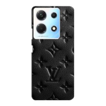 Текстурный Чехол Louis Vuitton для Инфиникс Нот 30 про (Черный ЛВ)