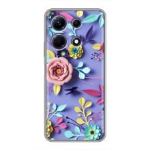 Чехлы с Цветами для Infinix Note 30 (VPrint) (Цветочный дизайн)