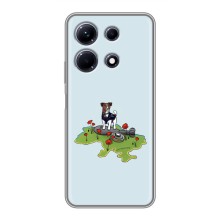 Чехлы с картинкой собаки Патрон для Infinix Note 30 (AlphaPrint) (Сапер Пес)