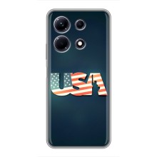 Чехол Флаг USA для Infinix Note 30 (USA)