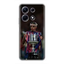 Чехол с футболистом Ламин Ямаль Infinix Note 30 (Ямал с кубком)
