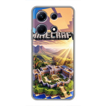 Чехол с картинками Майнкрафт для Инфиникс Ноут 30 – Minecraft