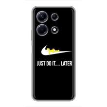 Чехол с логотипом Найк на Infinix Note 30 (Nike just do it)