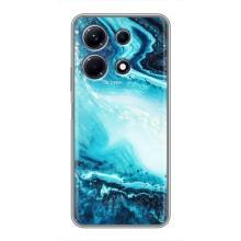 Мраморний чехол на Infinix Note 30 (VPrint) (Блакитний мрамор)
