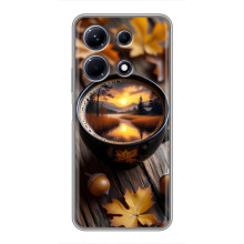 Чохол з унікальним дизайном 'Осінь з кавою' для Infinix Note 30 – Темна кава