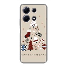 Різдвяні Чохли для Infinix Note 30 (VPrint) (Merry Christmas)