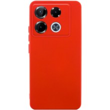 Чехол TPU GETMAN Liquid Silk Full Camera для Infinix Note 40 Pro 4G – Красный