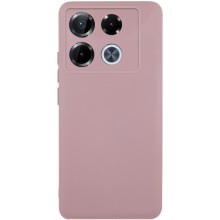 Чехол TPU GETMAN Liquid Silk Full Camera для Infinix Note 40 Pro 4G – Розовый