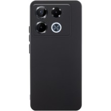 Чехол TPU GETMAN Liquid Silk Full Camera для Infinix Note 40 Pro 4G – Черный