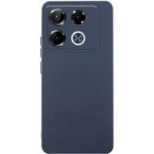 Чехол TPU GETMAN Liquid Silk Full Camera для Infinix Note 40 Pro 4G – Синий