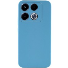 Чехол TPU GETMAN Liquid Silk Full Camera для Infinix Note 40 Pro 4G – Голубой