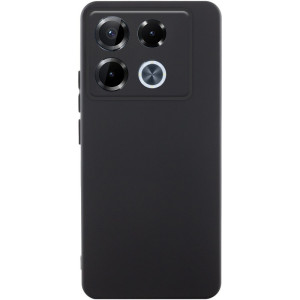 Чехол TPU GETMAN Liquid Silk Full Camera для Infinix Note 40 Pro 4G – Черный