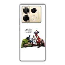 Чохли для Infinix Note 40 Pro (Для Християн) – Ісус супергерой