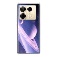 Чехлы КОСМОС для Infinix Note 40 Pro – Планета в космосе