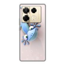 Чехлы с изображением разных животных для Infinix Note 40 Pro (Геккон)