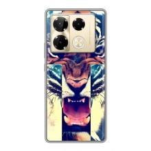 Чехлы с изображением разных животных для Infinix Note 40 Pro (Яркий Тигр)
