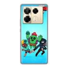 Чехлы Brawl Stars для Infinix Note 40 Pro (AlphaPrint)