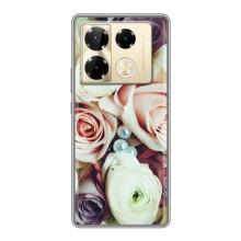 Чехлы с принтом Розочки для Infinix Note 40 Pro – Букет РОЗ