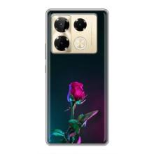 Чехлы с принтом Розочки для Infinix Note 40 Pro – Ночная роза