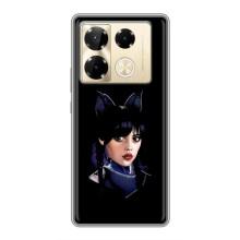 Чохол з картинкою Венсдей на Infinix Note 40 Pro – Мила Венсдей